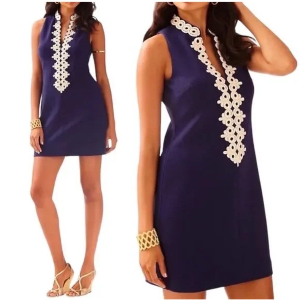 Lilly Pulitzer Callista Navy shift dress